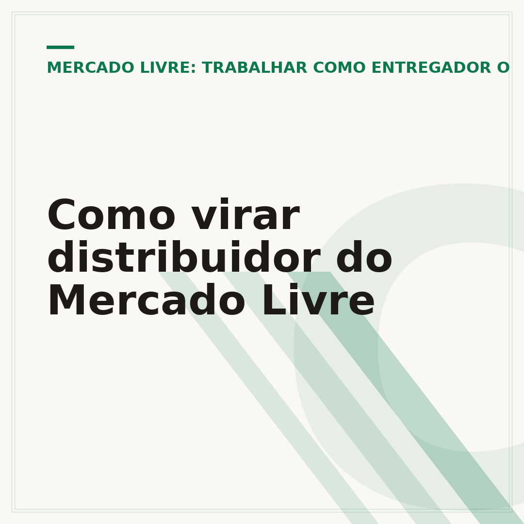 Como virar distribuidor do Mercado Livre