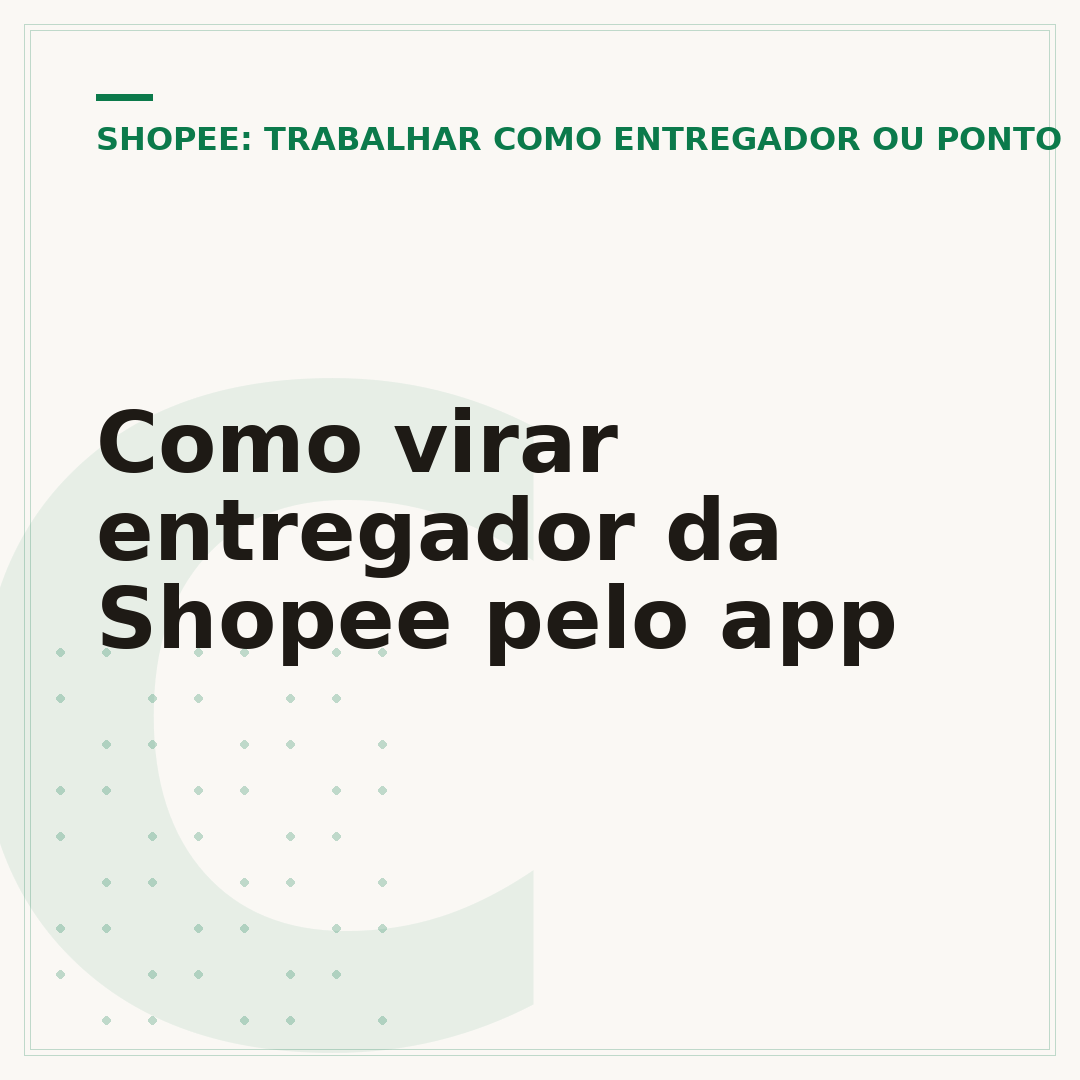 Como virar entregador da Shopee pelo app