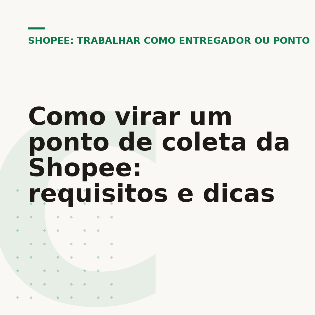 Como virar um ponto de coleta da Shopee: requisitos e dicas