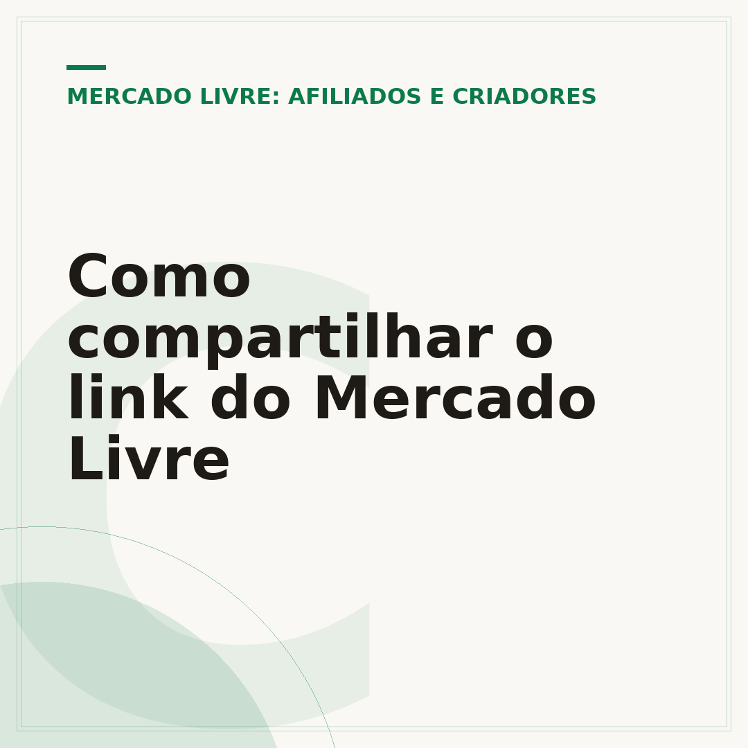 Como compartilhar o link do Mercado Livre