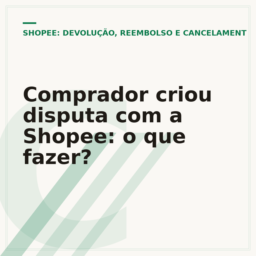 Comprador criou disputa com a Shopee: o que fazer?