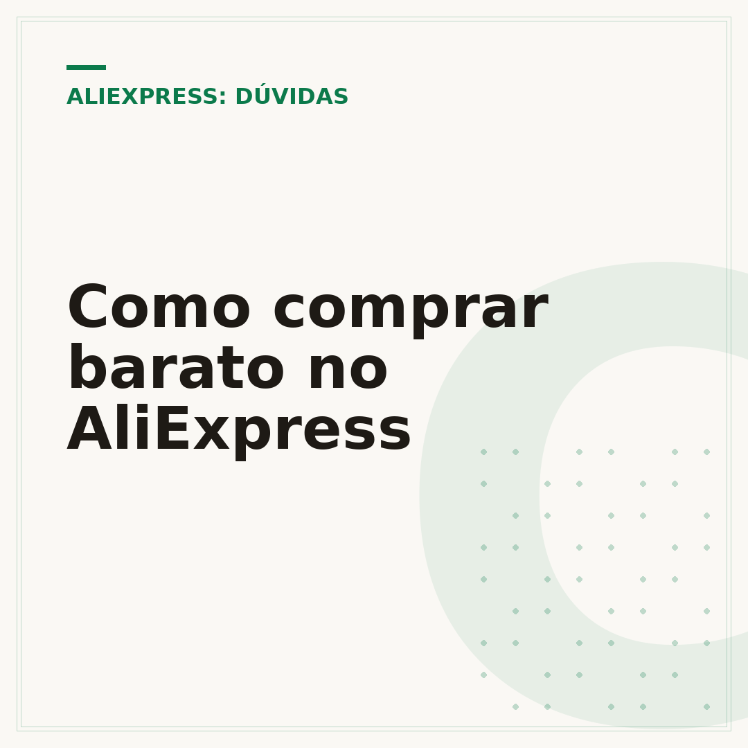 Como comprar barato no AliExpress