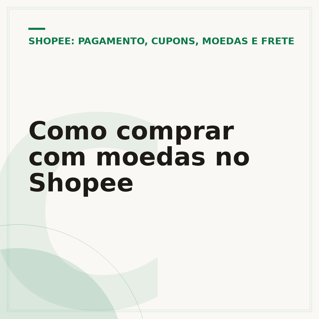 Como comprar com moedas no Shopee