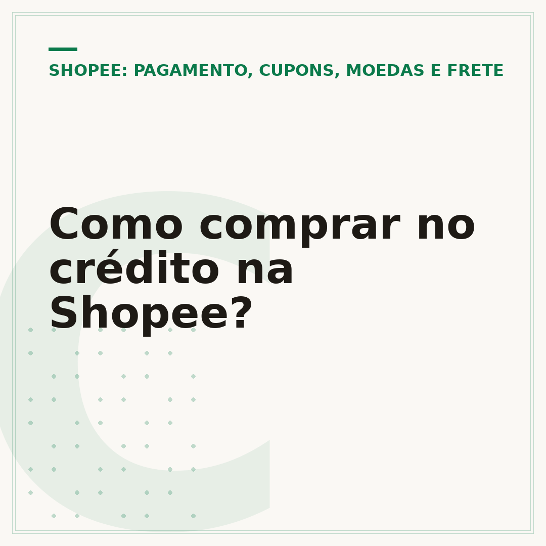 Como comprar no crédito na Shopee?