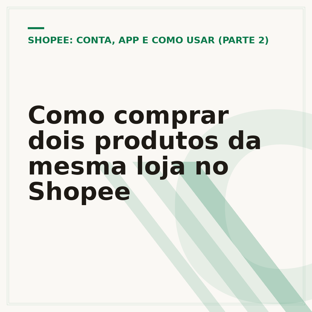 Como comprar dois produtos da mesma loja no Shopee