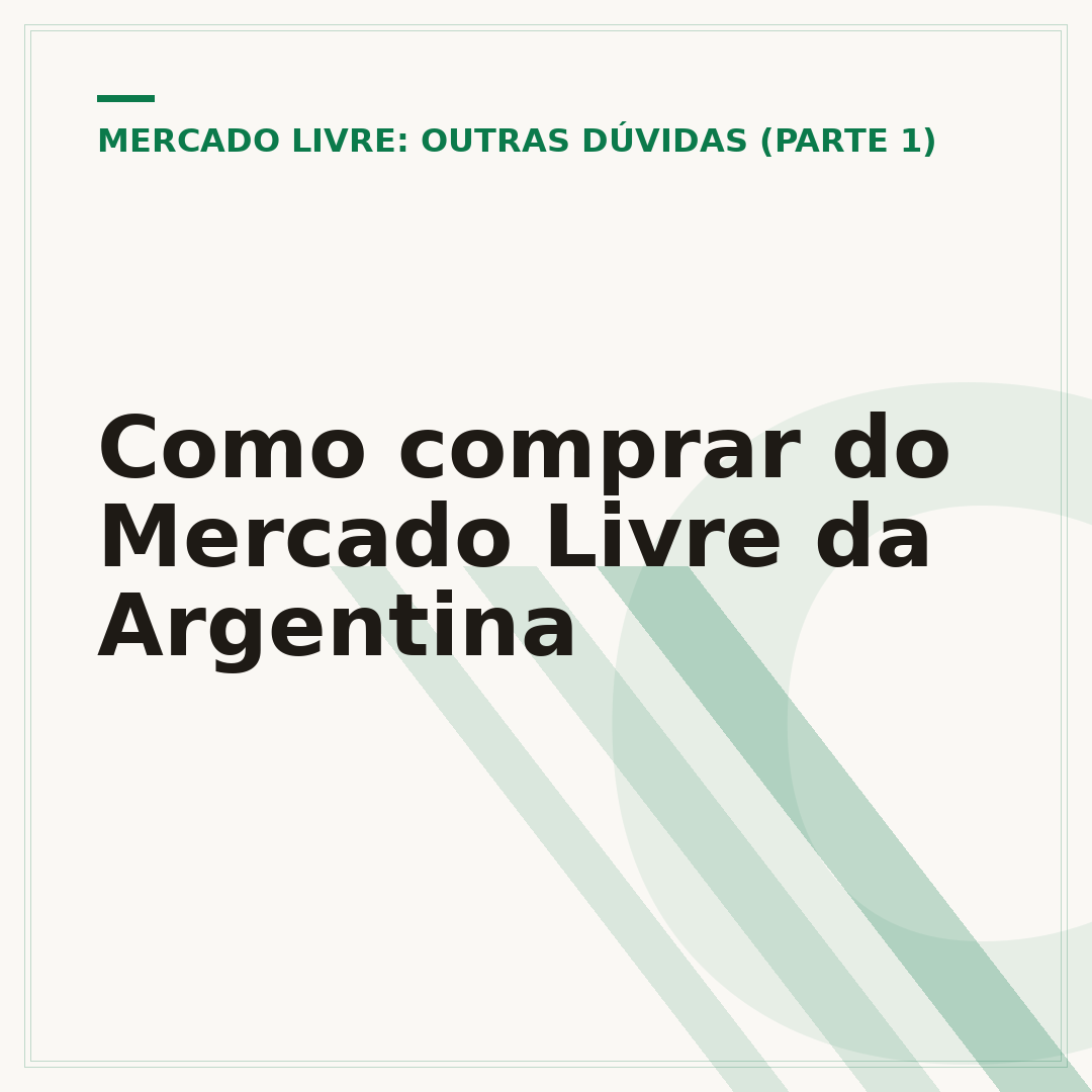 Como comprar do Mercado Livre da Argentina
