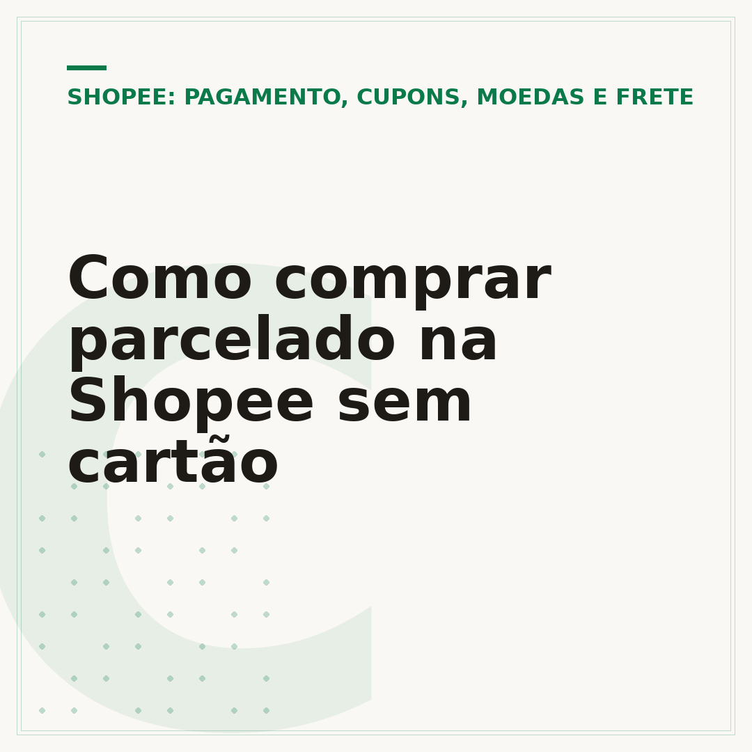 Como comprar parcelado na Shopee sem cartão
