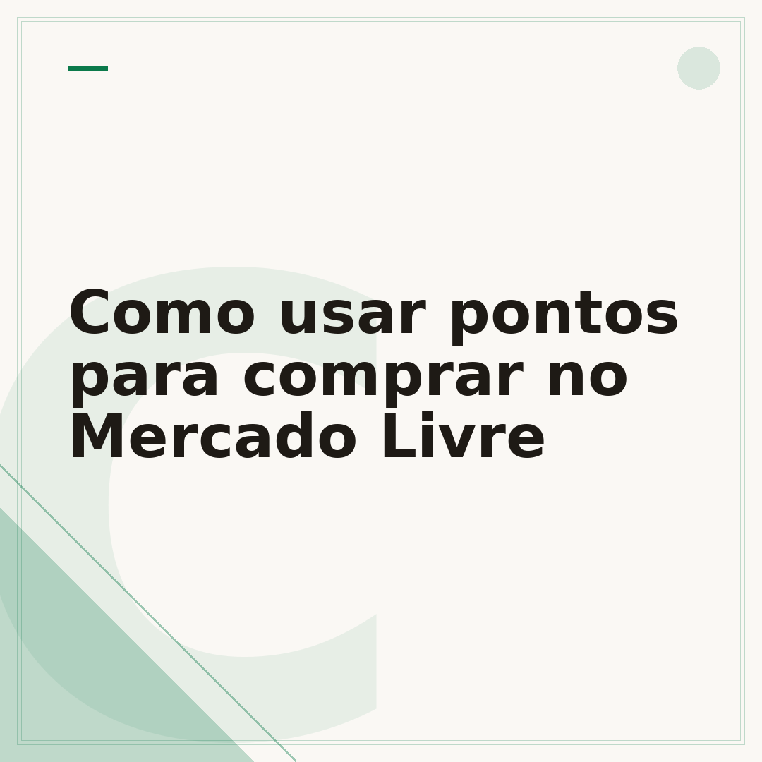 Como usar pontos para comprar no Mercado Livre
