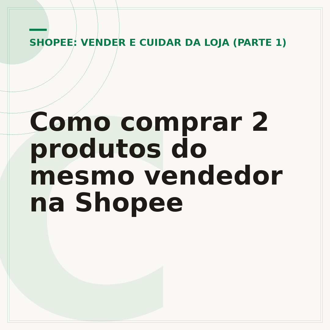 Como comprar 2 produtos do mesmo vendedor na Shopee