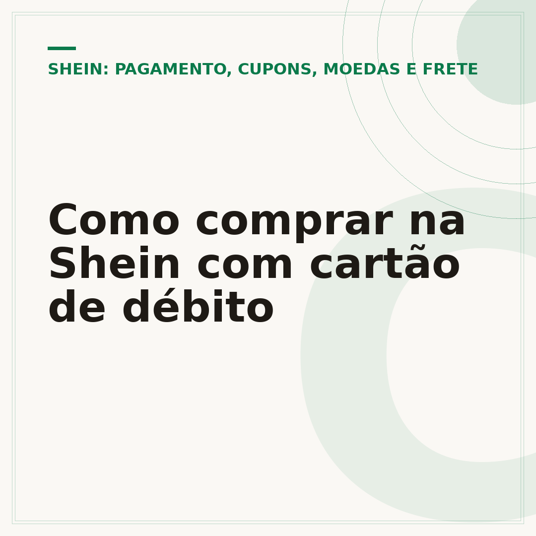 Como comprar na Shein com cartão de débito