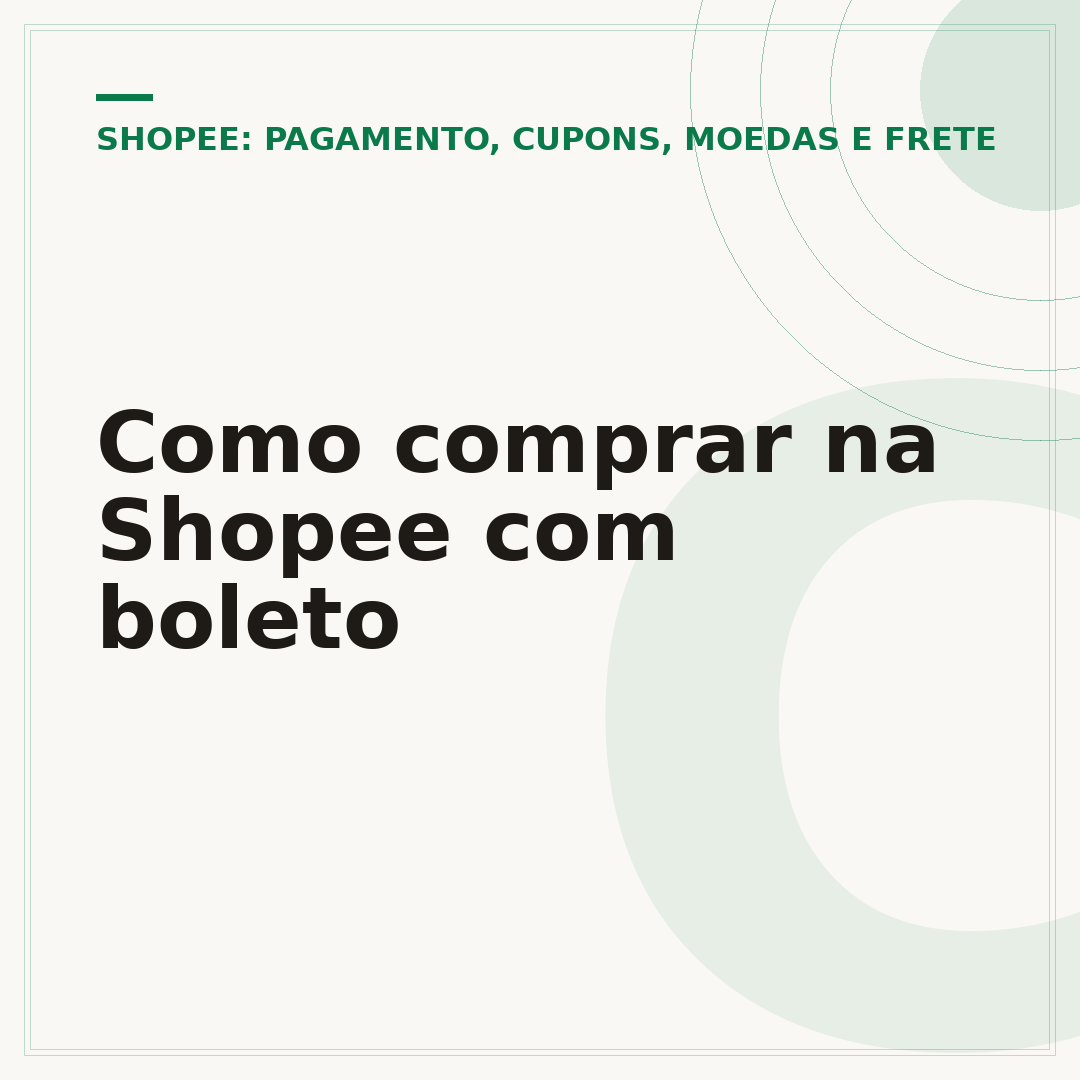 Como comprar na Shopee com boleto