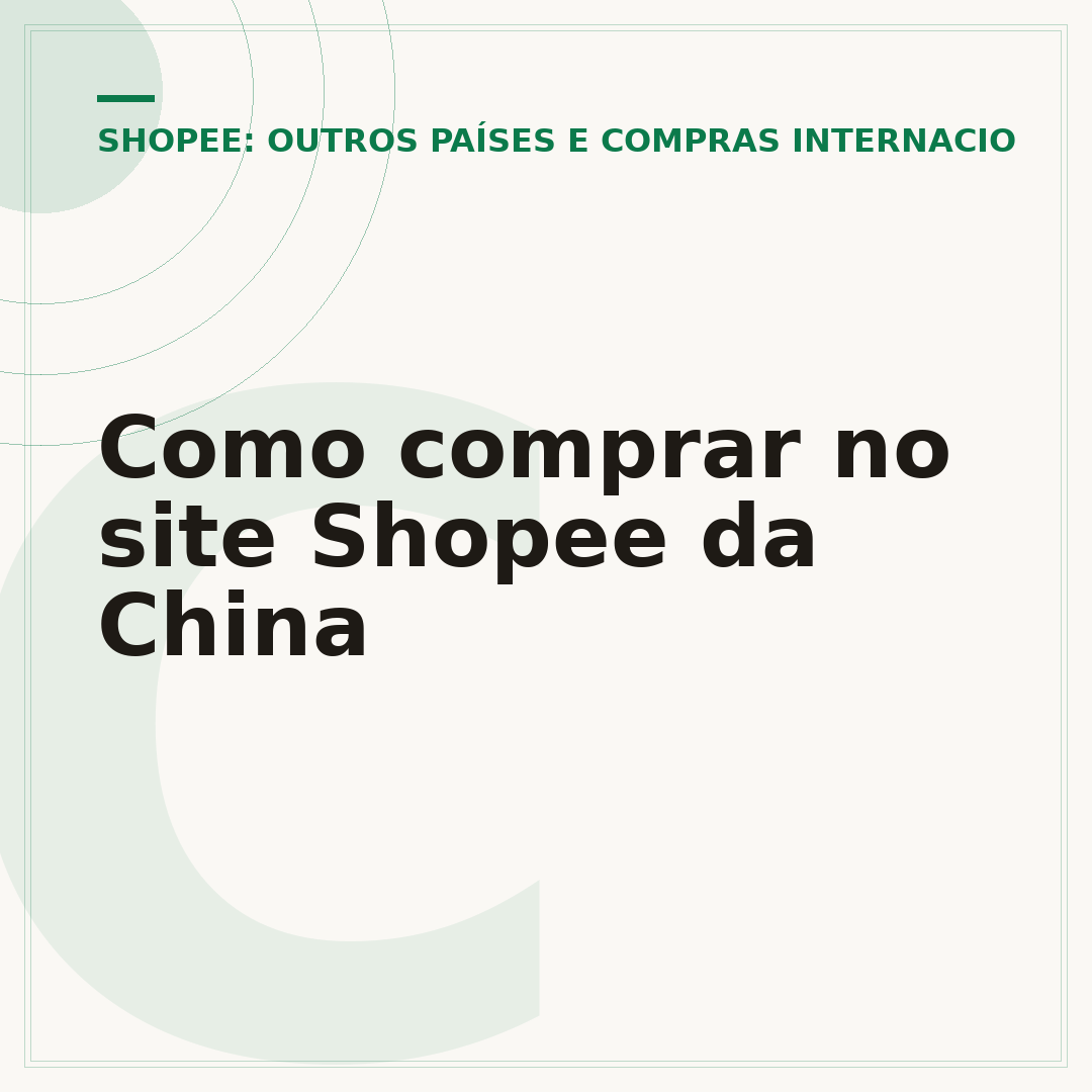 Como comprar no site Shopee da China