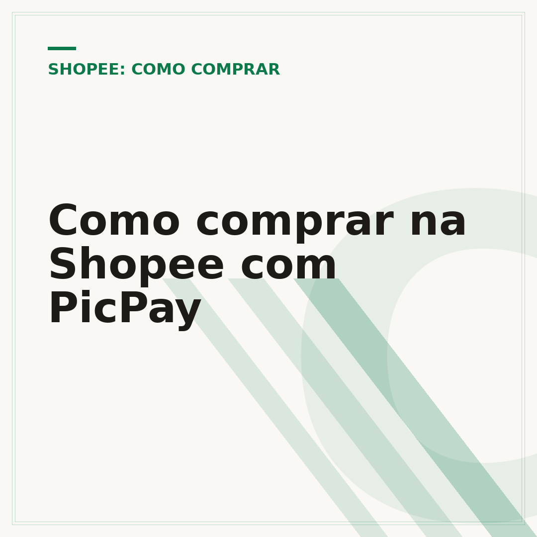 Como comprar na Shopee com PicPay