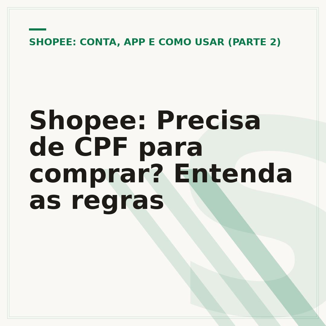 Shopee: Precisa de CPF para comprar? Entenda as regras