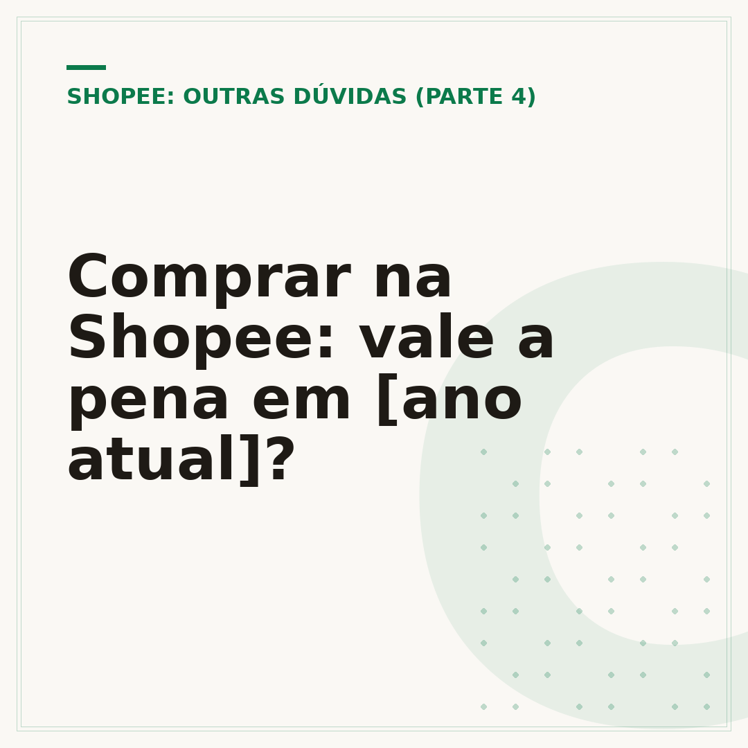 Comprar na Shopee: vale a pena em [ano atual]?