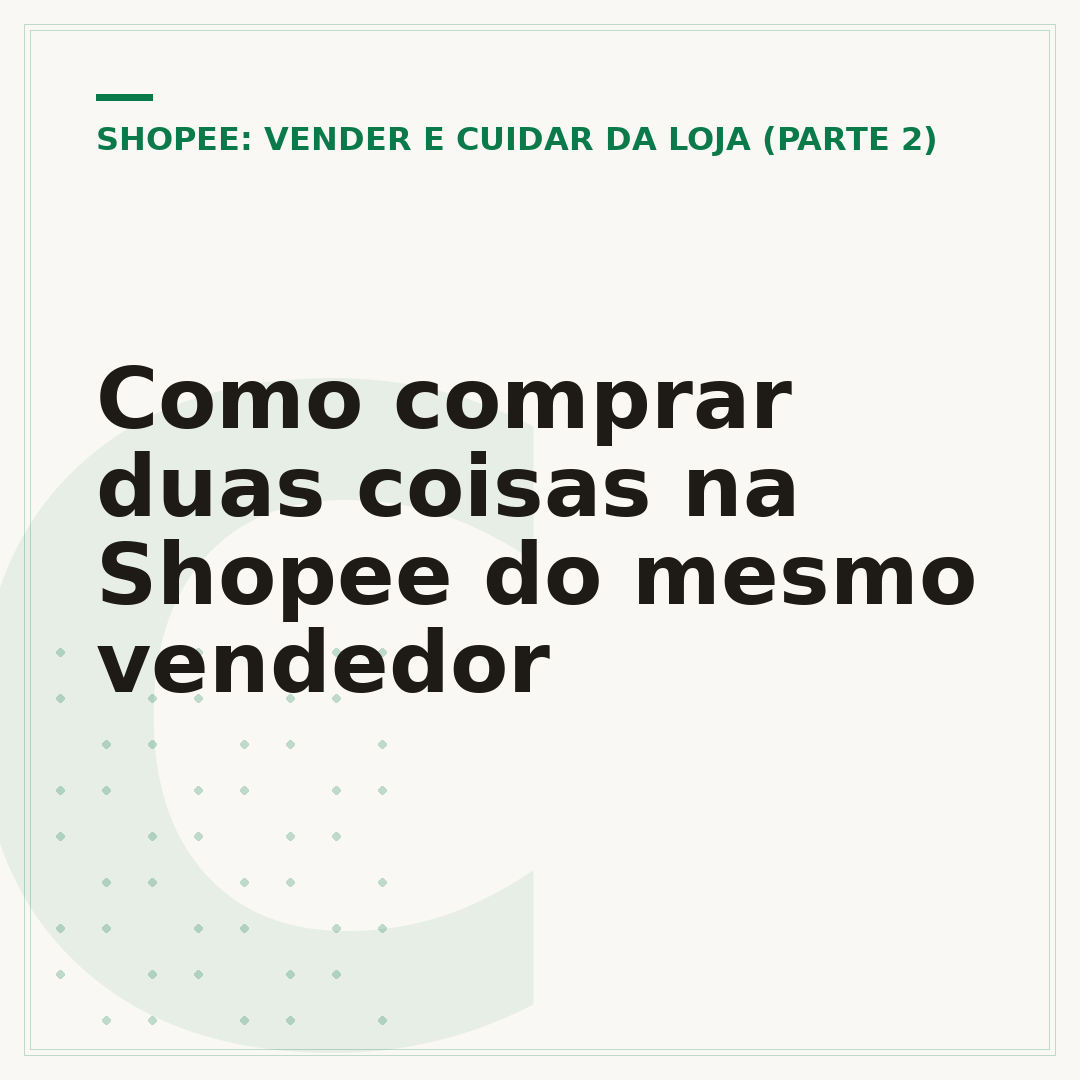 Como comprar duas coisas na Shopee do mesmo vendedor