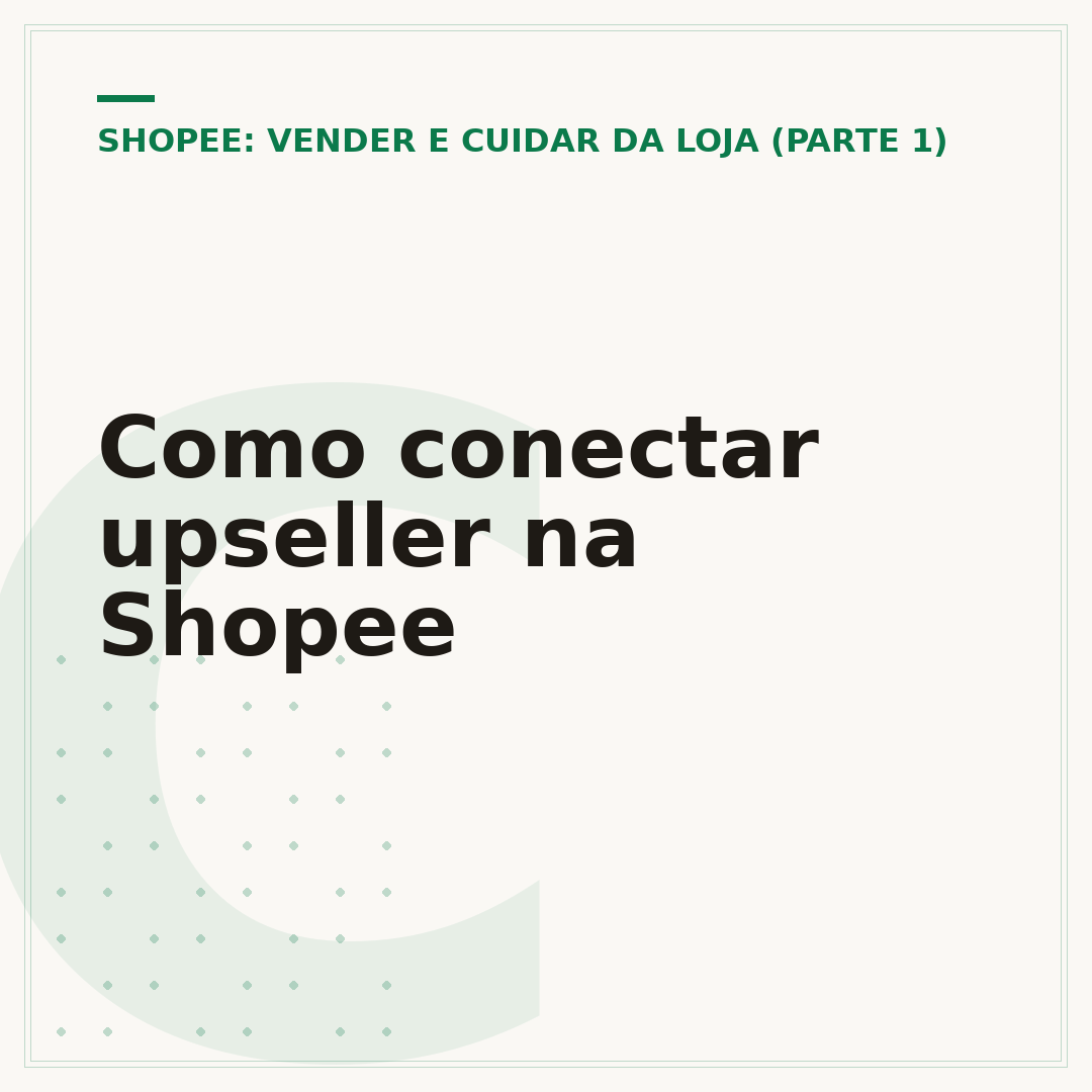 Como conectar upseller na Shopee