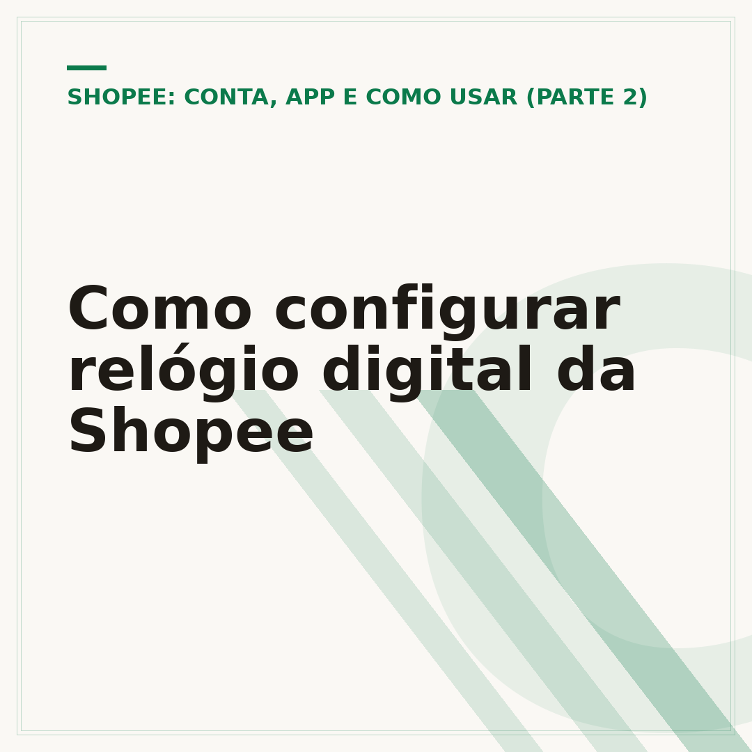 Como configurar relógio digital da Shopee