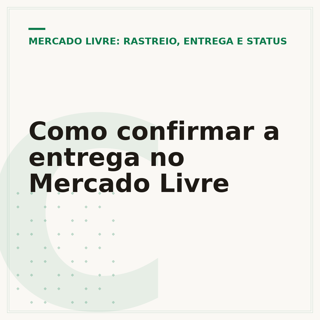 Como confirmar a entrega no Mercado Livre