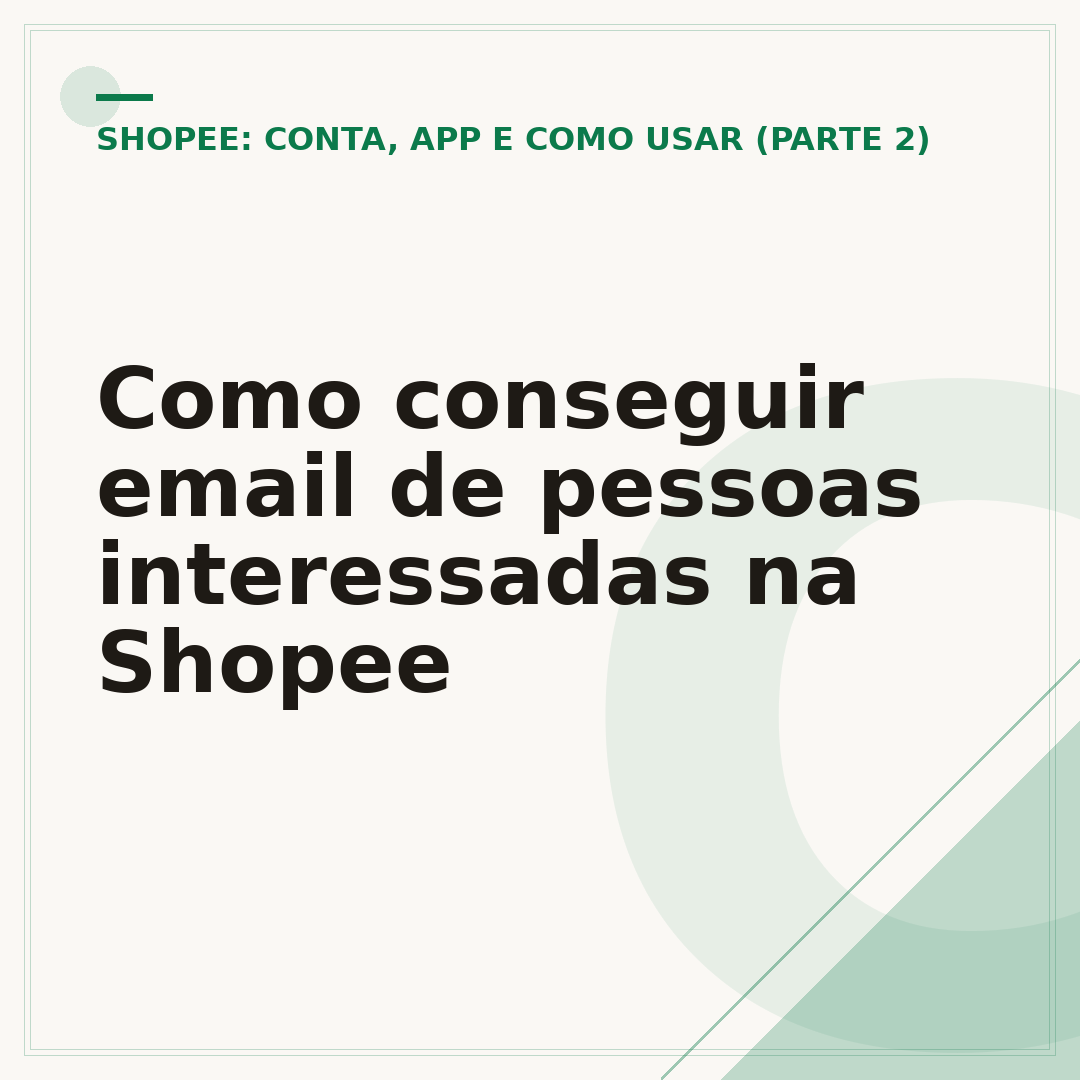 Como conseguir email de pessoas interessadas na Shopee