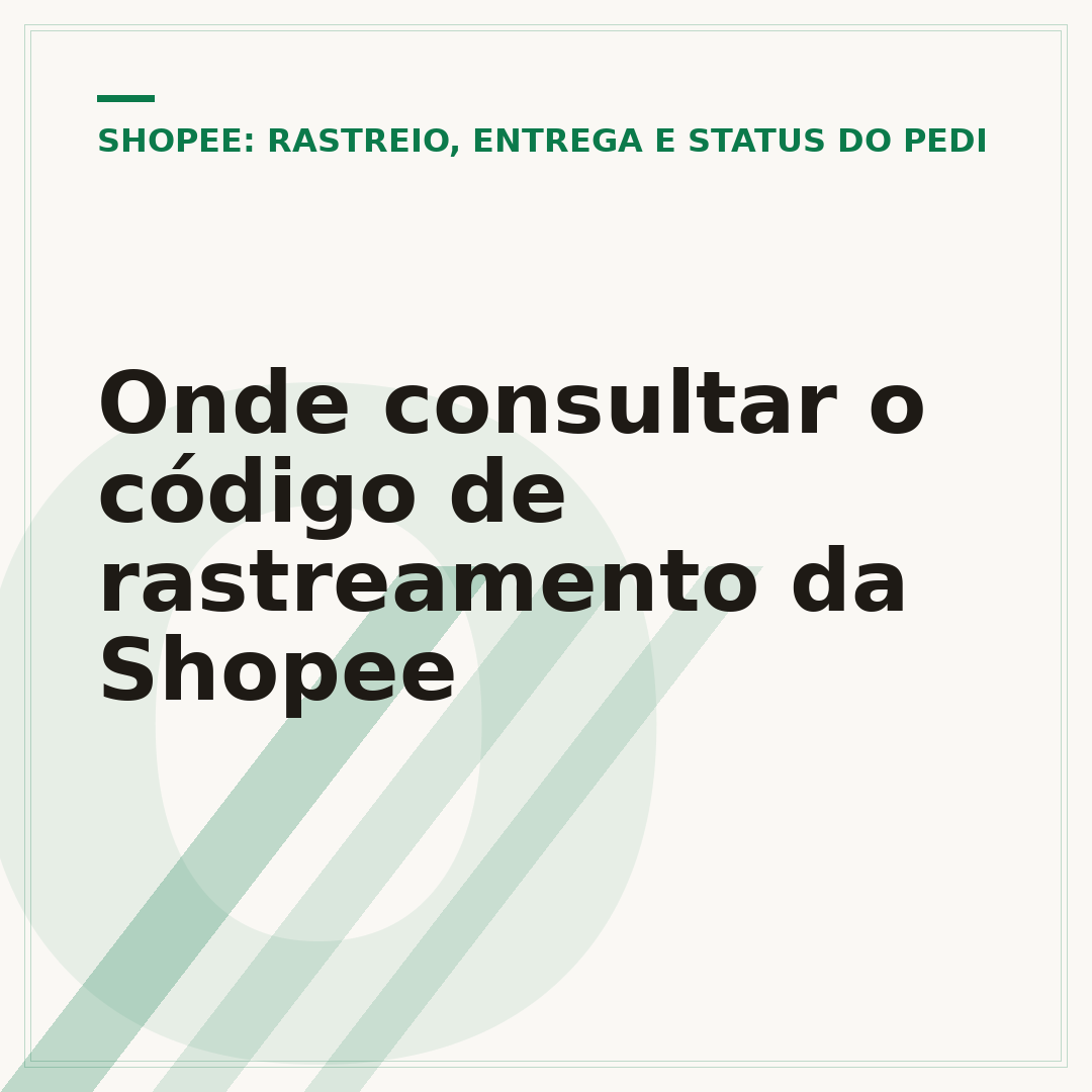 Onde consultar o código de rastreamento da Shopee