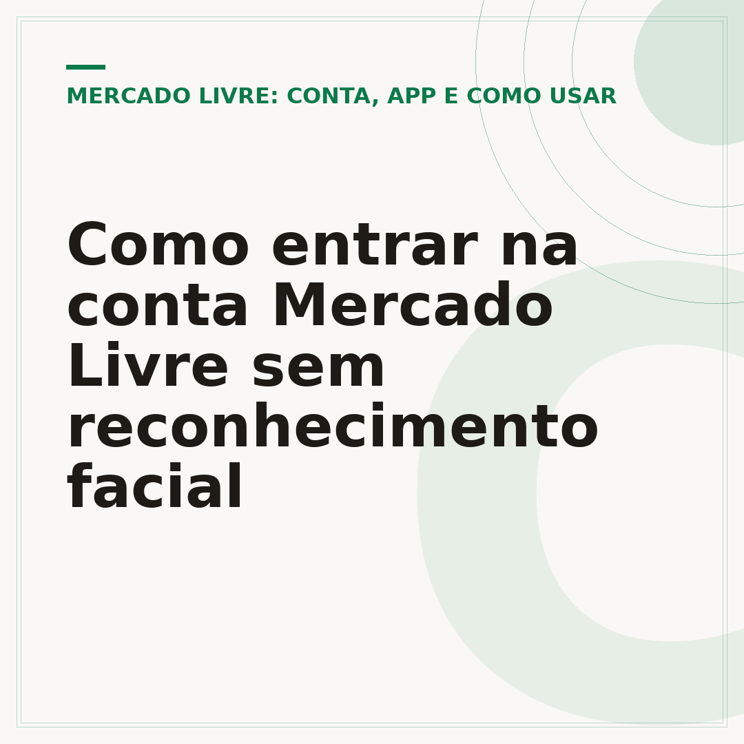 Como entrar na conta Mercado Livre sem reconhecimento facial