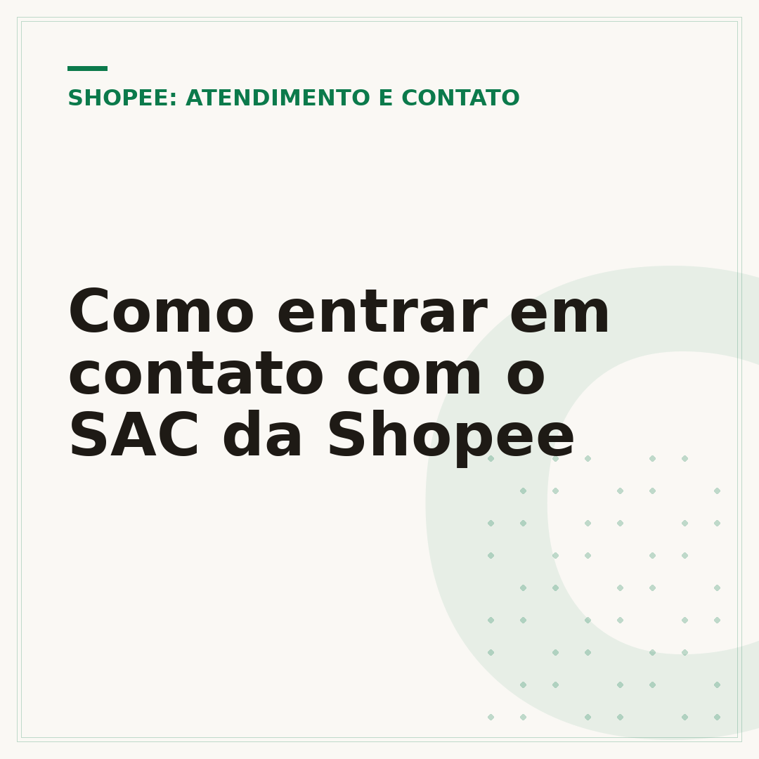 Como entrar em contato com o SAC da Shopee