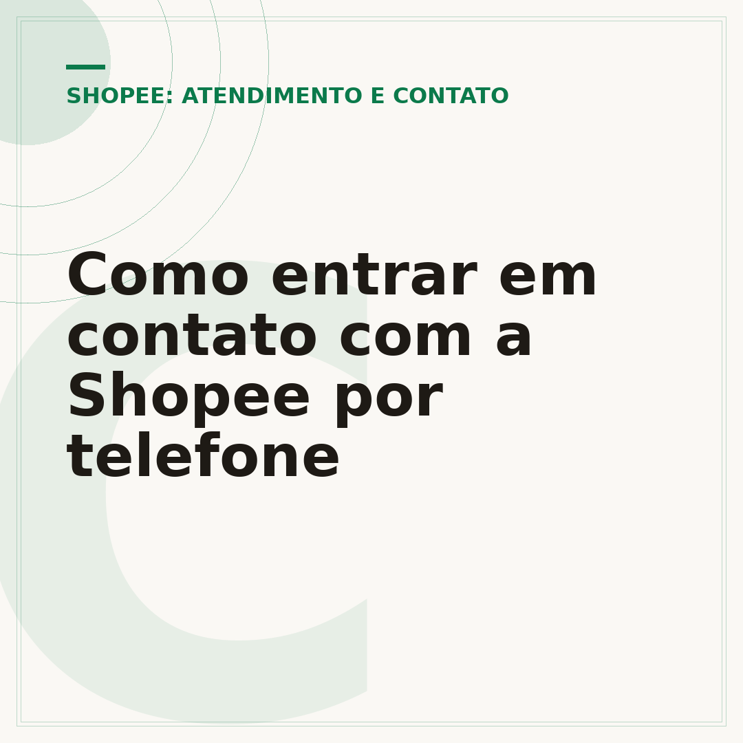Como entrar em contato com a Shopee por telefone