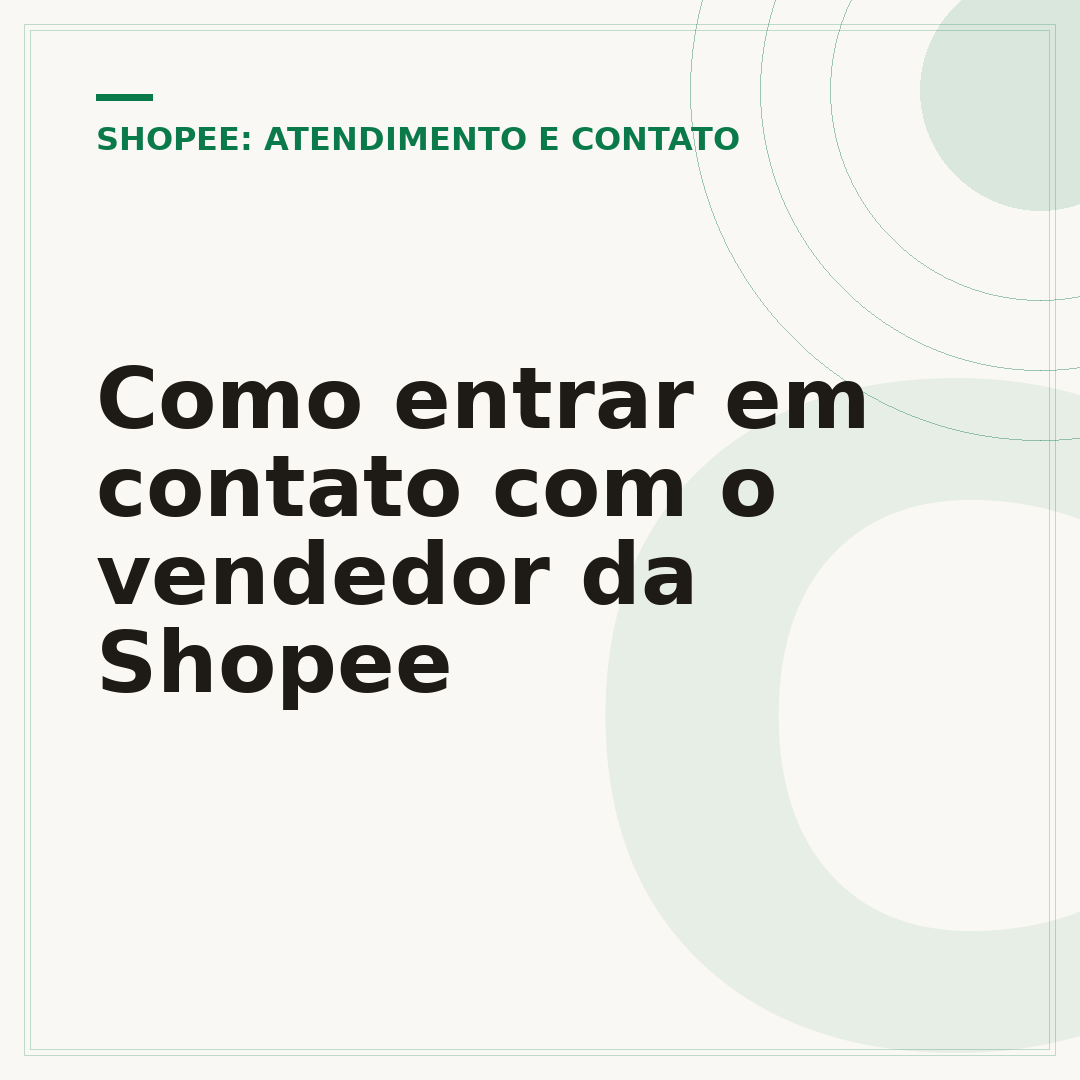 Como entrar em contato com o vendedor da Shopee