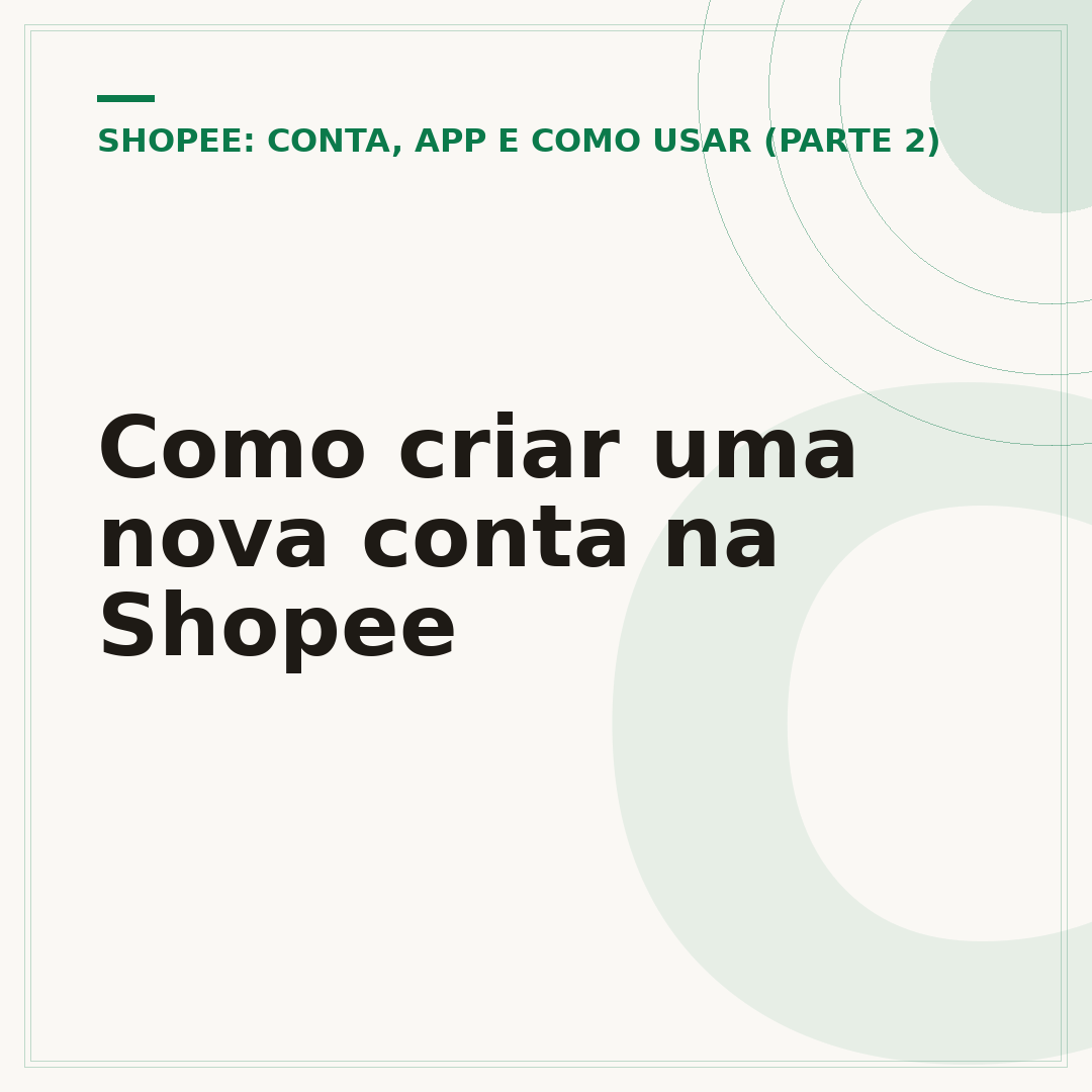 Como criar uma nova conta na Shopee