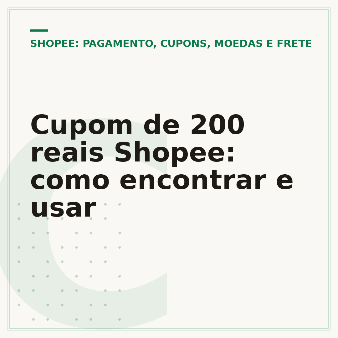 Cupom de 200 reais Shopee: como encontrar e usar