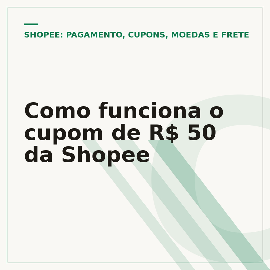 Como funciona o cupom de R$ 50 da Shopee