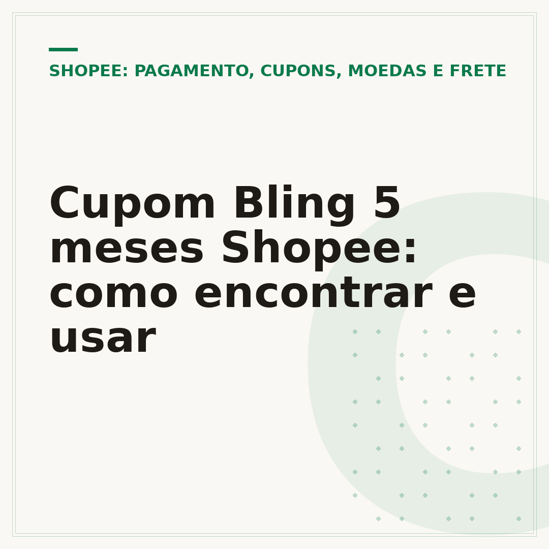 Cupom Bling 5 meses Shopee: como encontrar e usar