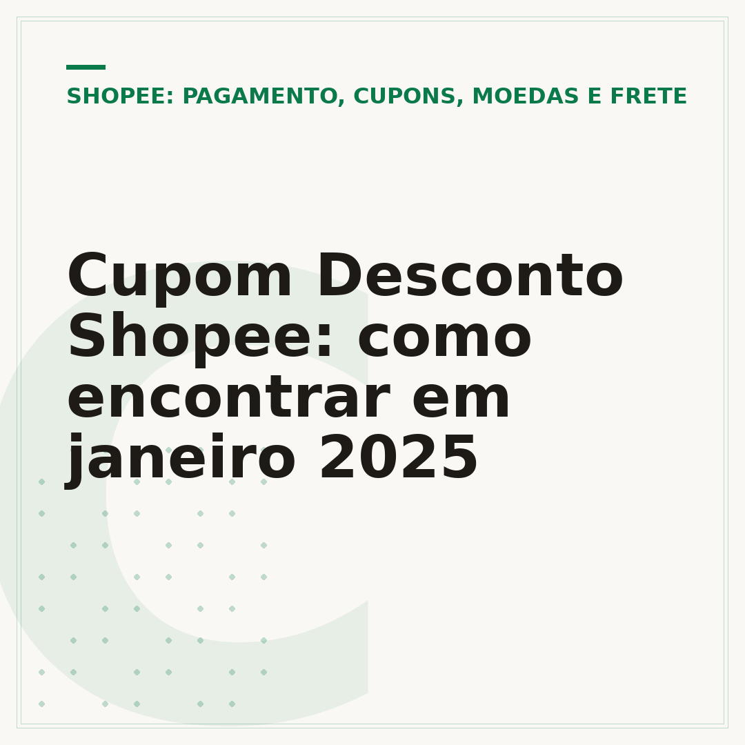 Cupom Desconto Shopee: como encontrar em janeiro 2025