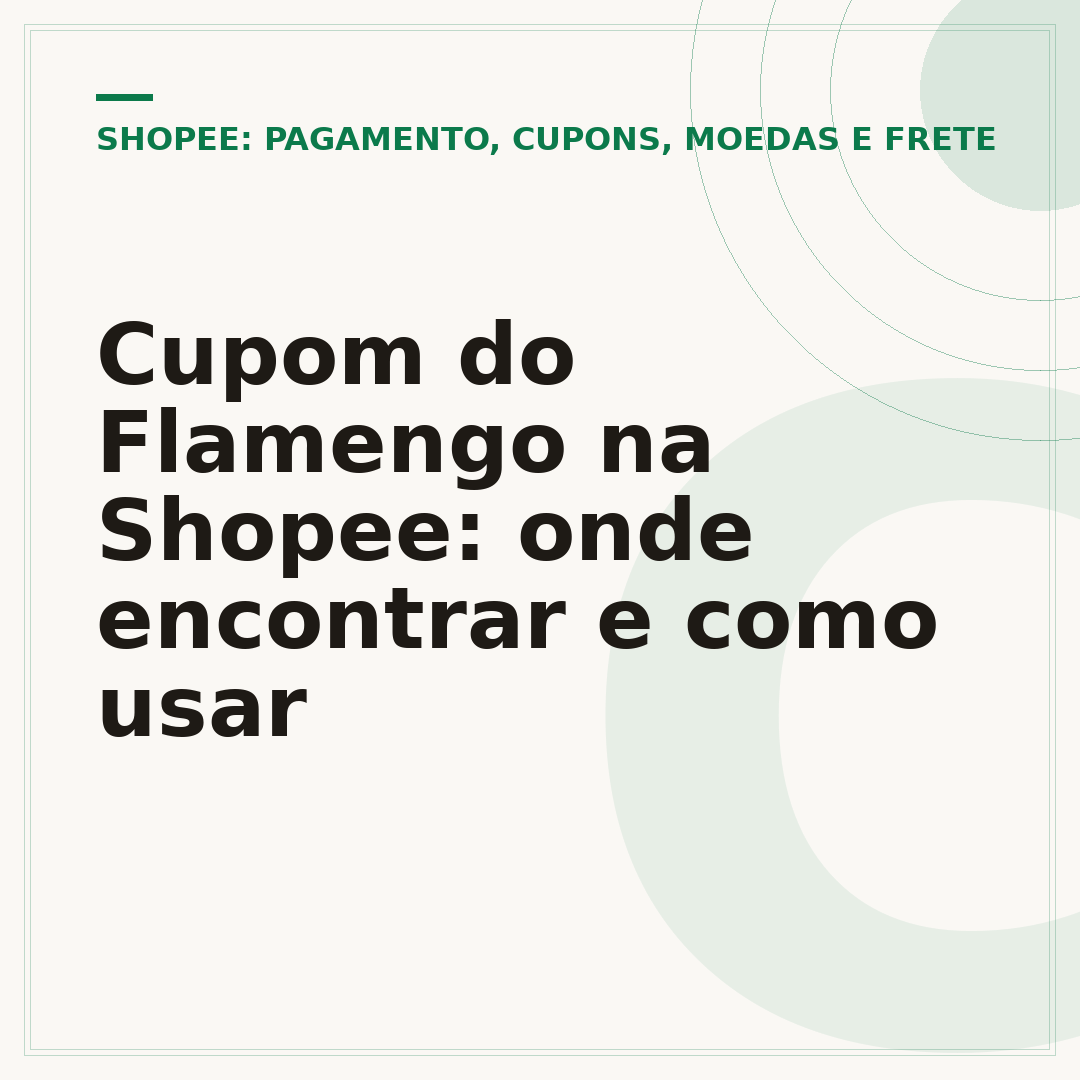 Cupom do Flamengo na Shopee: onde encontrar e como usar