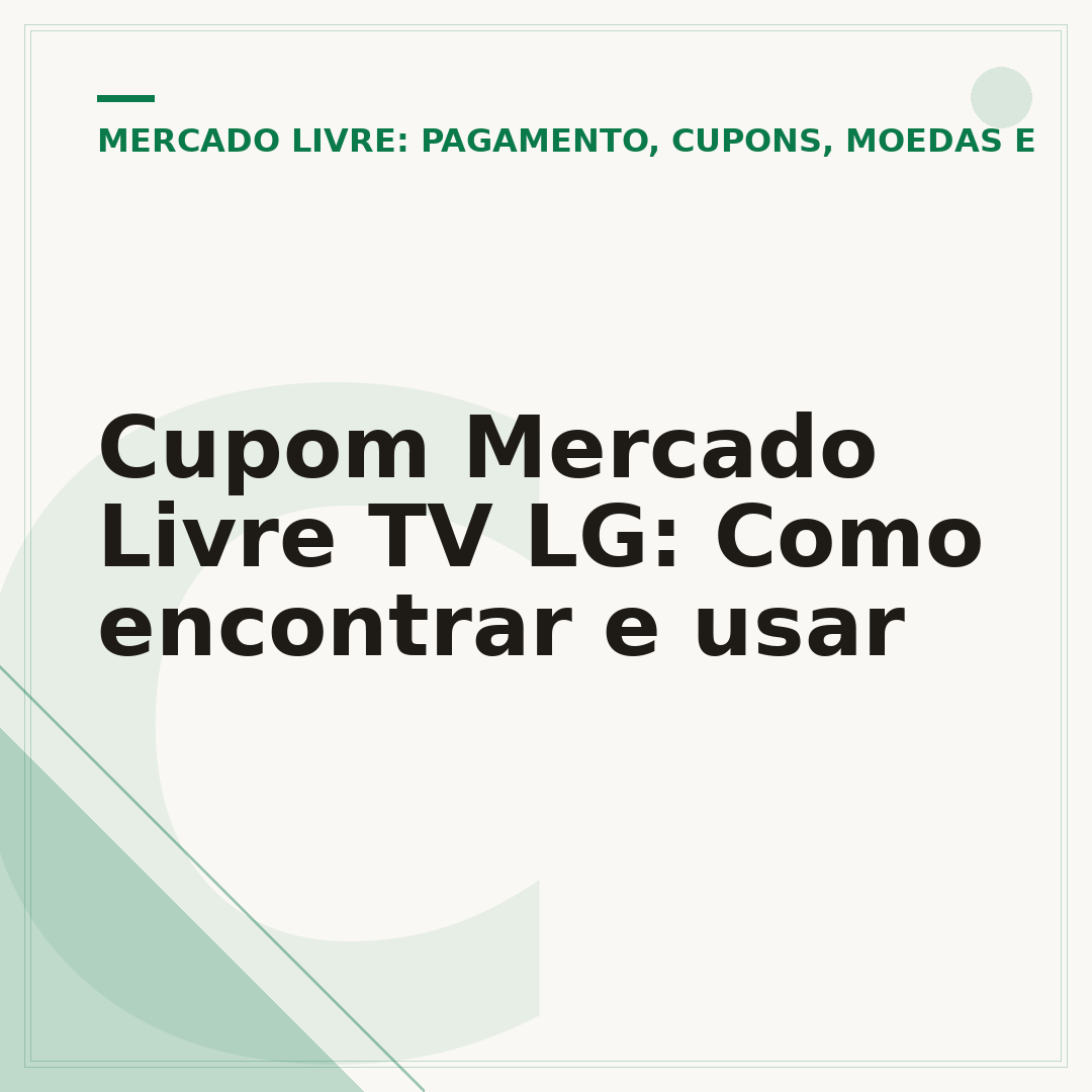 Cupom Mercado Livre TV LG: Como encontrar e usar