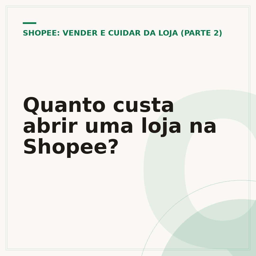 Quanto custa abrir uma loja na Shopee?