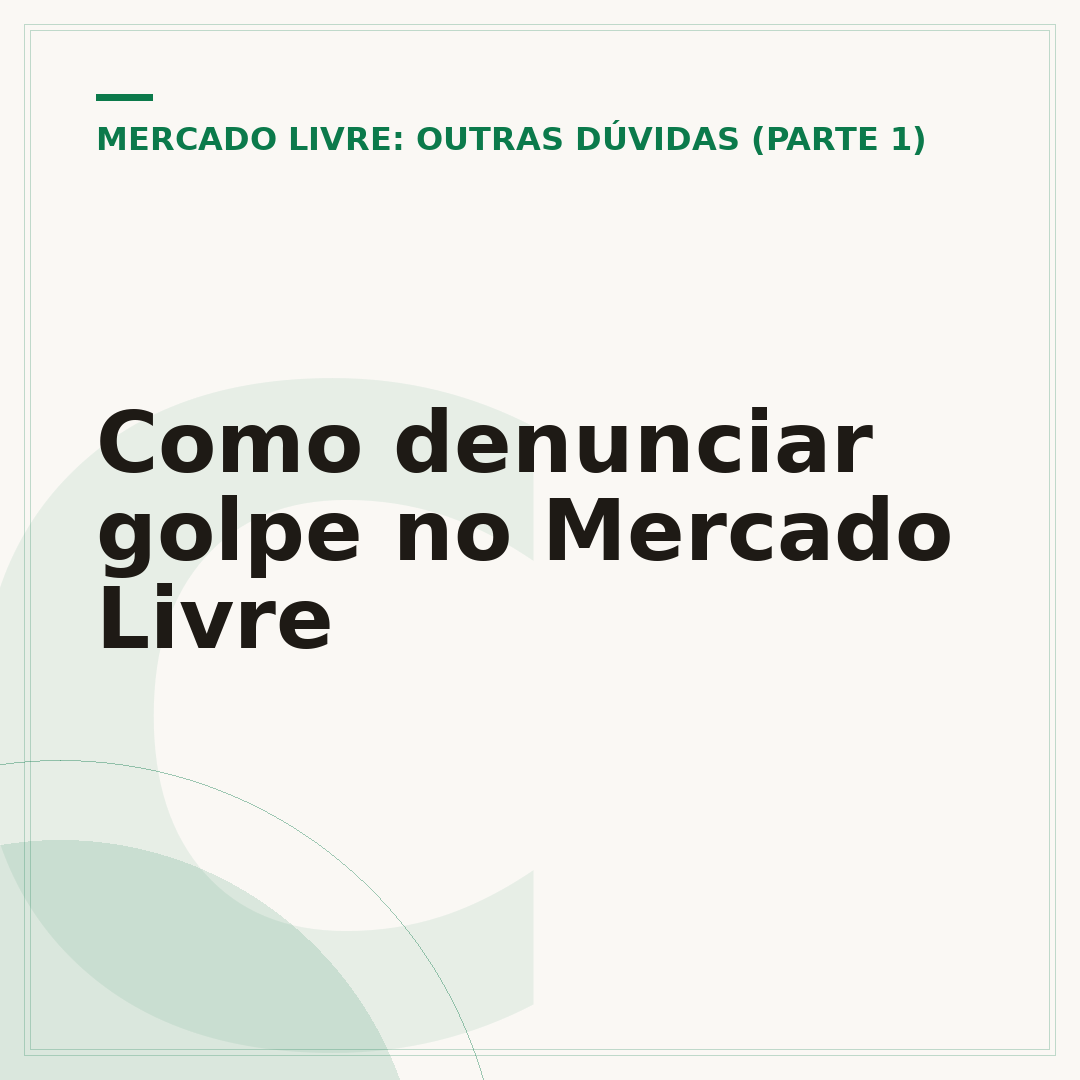 Como denunciar golpe no Mercado Livre
