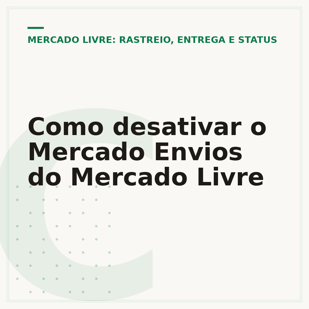 Como desativar o Mercado Envios do Mercado Livre