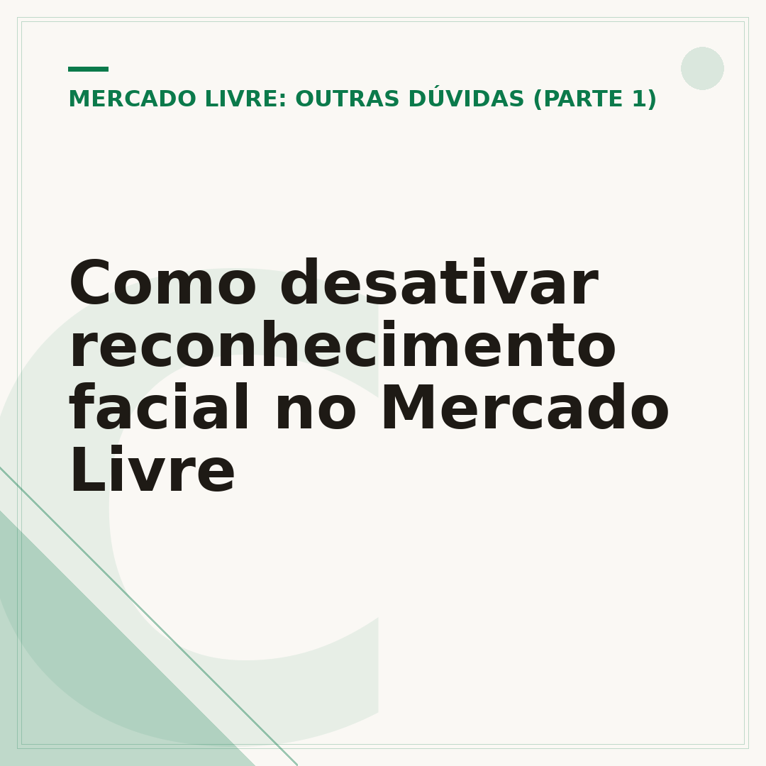 Como desativar reconhecimento facial no Mercado Livre