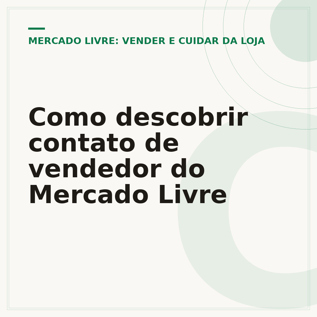 Como descobrir contato de vendedor do Mercado Livre