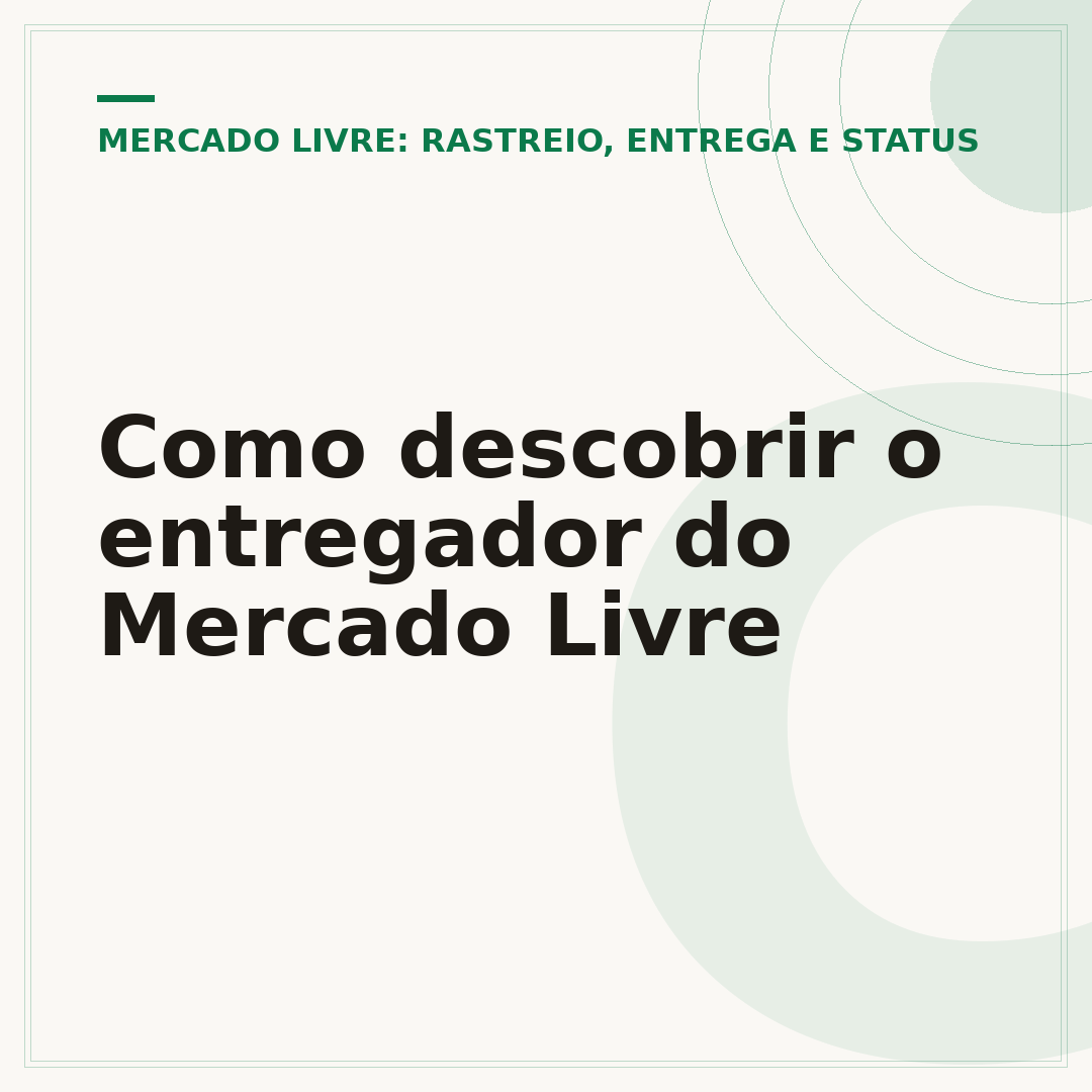 Como descobrir o entregador do Mercado Livre