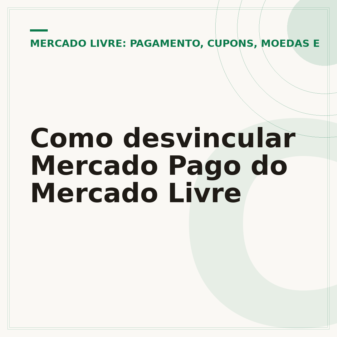 Como desvincular Mercado Pago do Mercado Livre