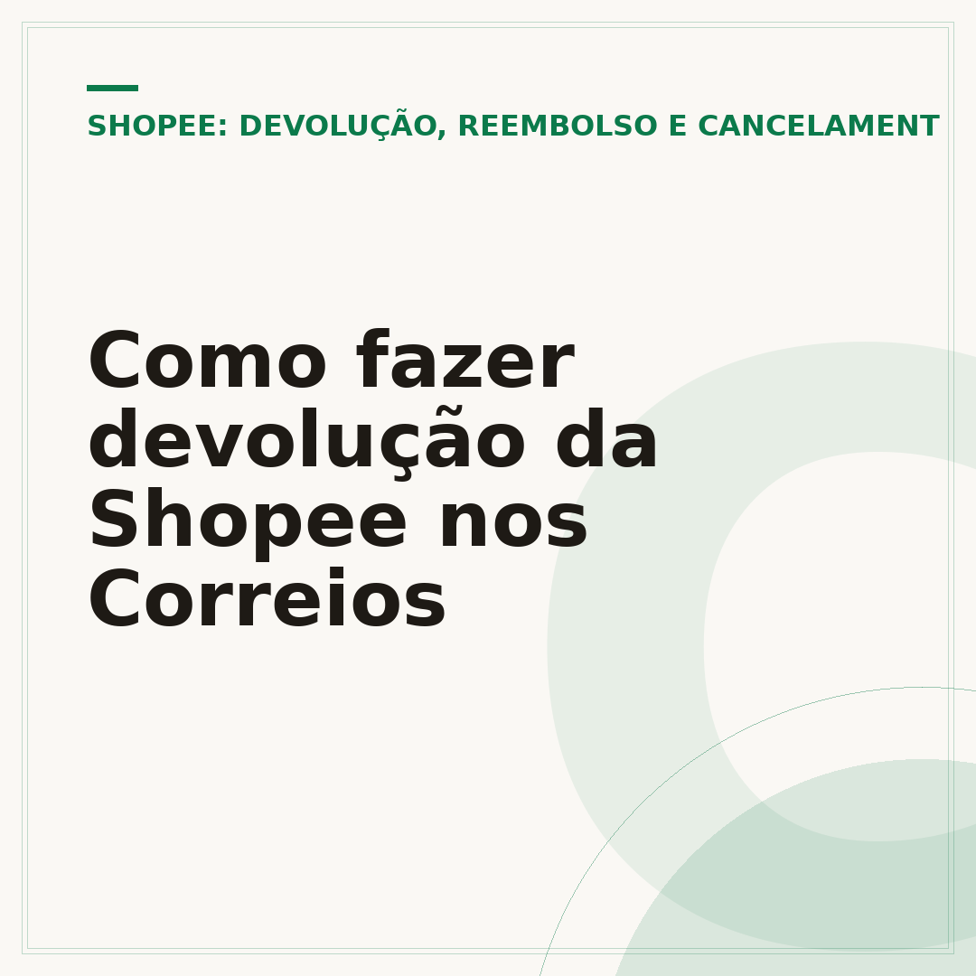 Como fazer devolução da Shopee nos Correios