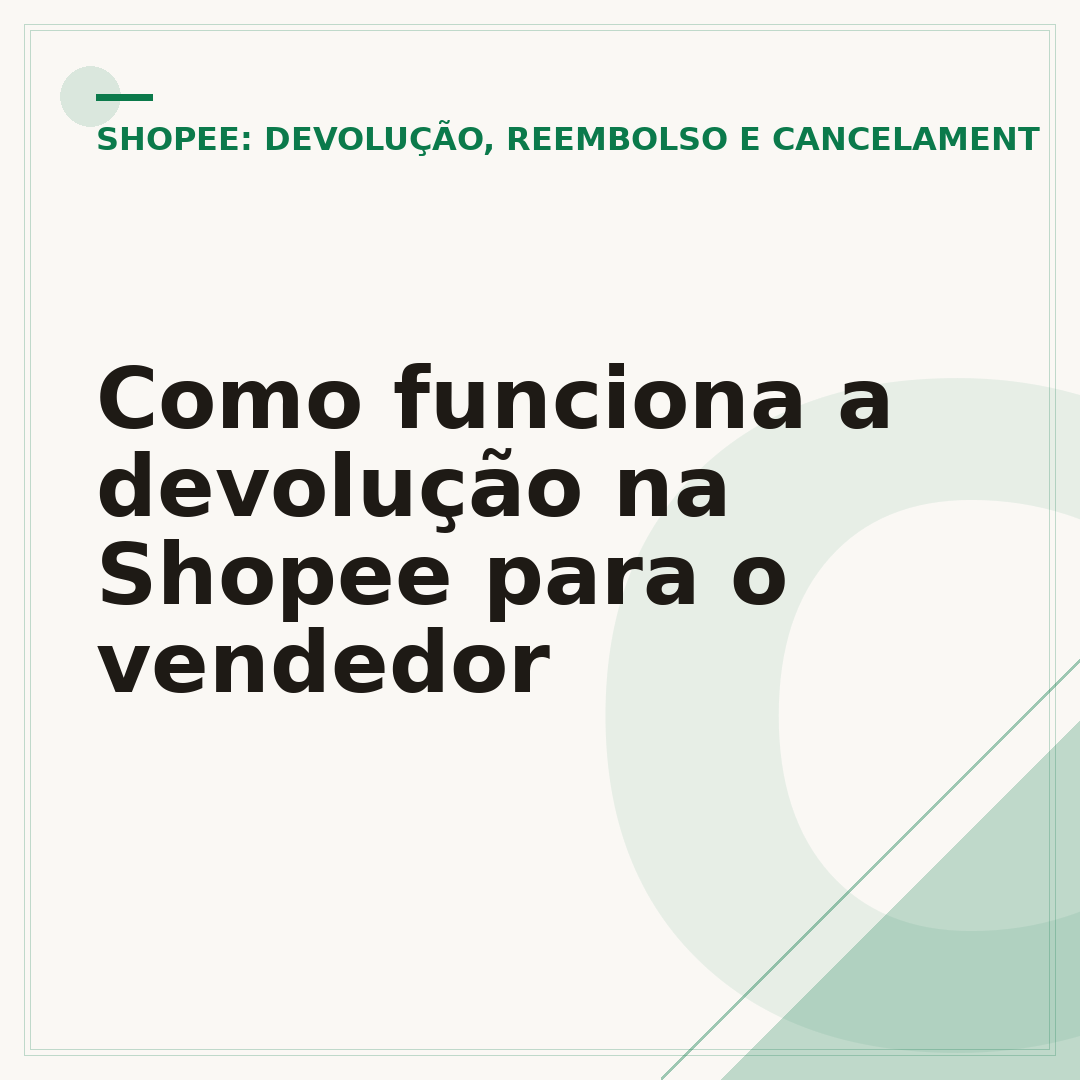 Como funciona a devolução na Shopee para o vendedor