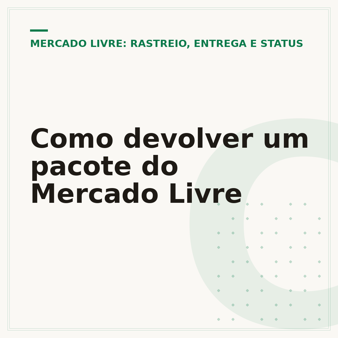 Como devolver um pacote do Mercado Livre