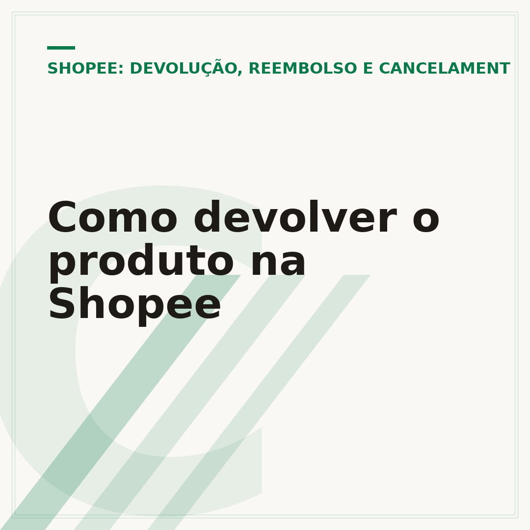 Como devolver o produto na Shopee