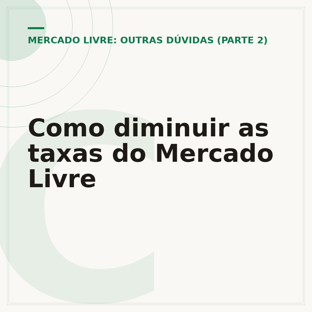 Como diminuir as taxas do Mercado Livre