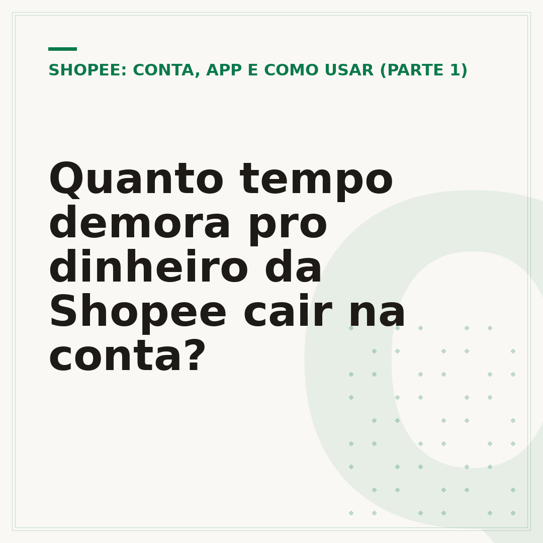 Quanto tempo demora pro dinheiro da Shopee cair na conta?
