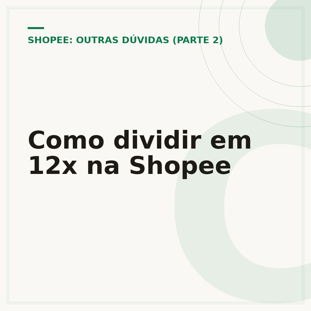 Como dividir em 12x na Shopee